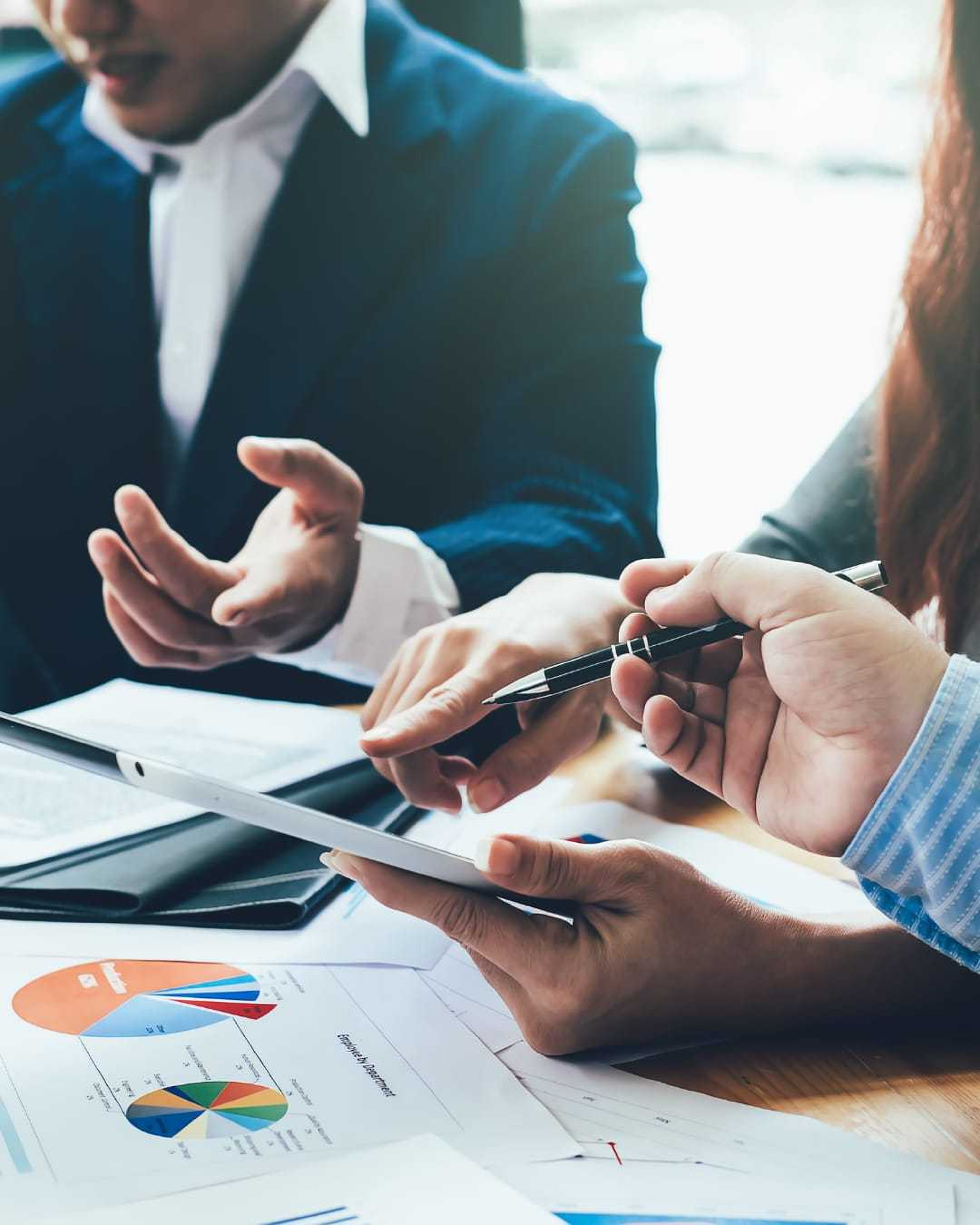 Análise de relatórios e fluxo de caixa